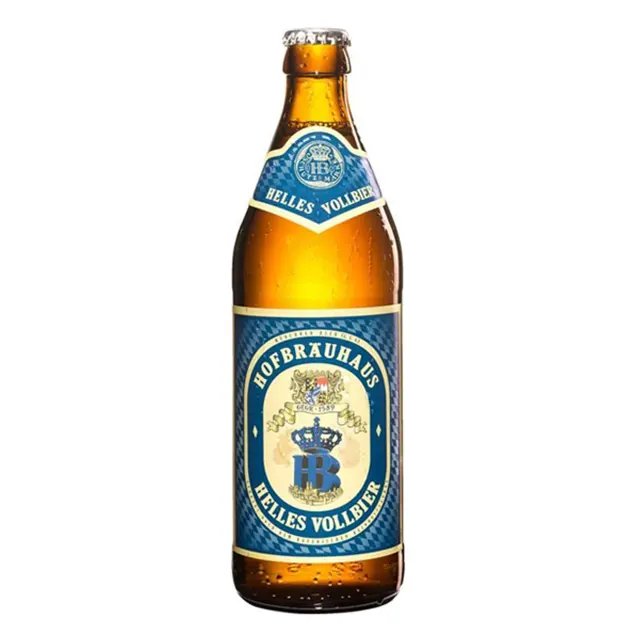 Hofbrau Helles Lager 16.9 OZ at CBC Liquors, Westford, Westford MA