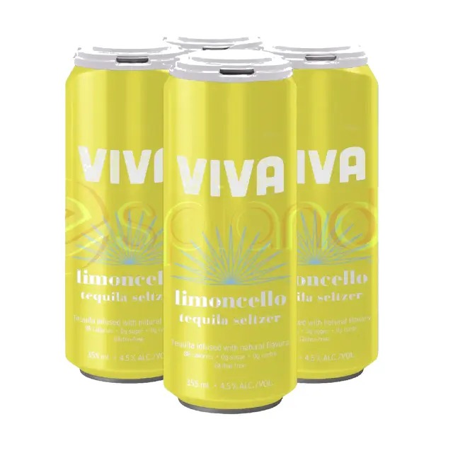 Viva Limoncello Tequila Seltzer 4 Pack at CBC Liquors, Westford, Westford MA
