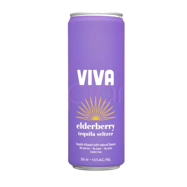 Viva Elderberry Tequila Seltzer 4 Pack at CBC Liquors, Westford, Westford MA