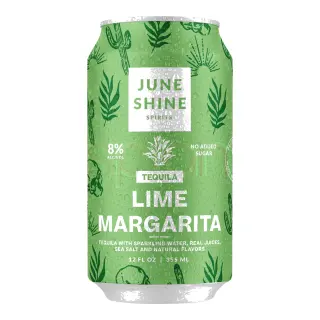 Juneshine Lime Margarita Ready-To-Drink, 4 Pack