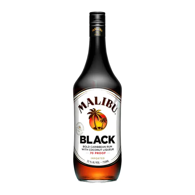 Malibu Black Rum 750 ML at CBC Liquors, Westford, Westford MA