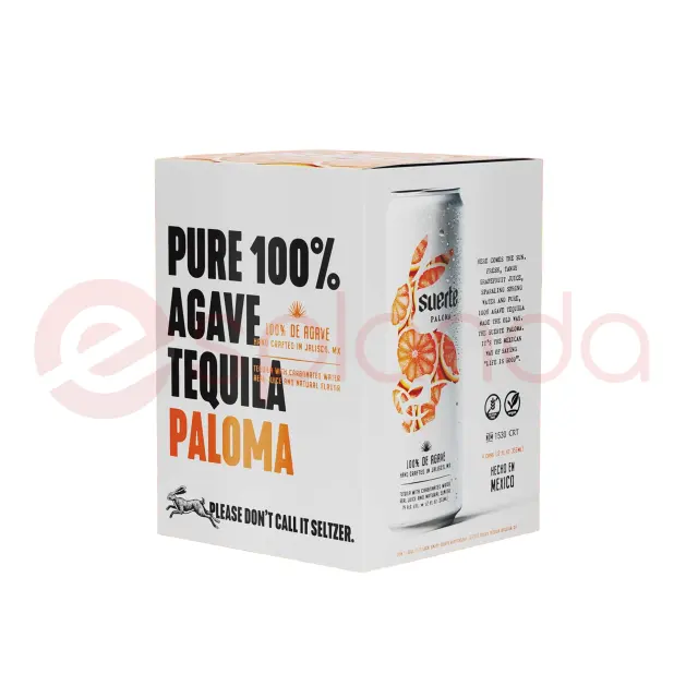 Suerte Tequila Paloma 4PK at CBC Liquors, Westford, Westford MA