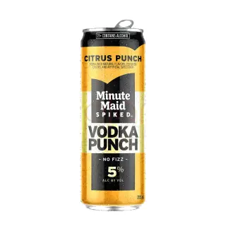 Minute Maid Citrus Vodka Punch Ready-To-Drink, 4 Pack