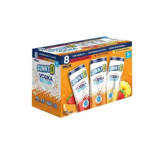 -196 Vodka Seltzer Variety Pack, 8 Pack