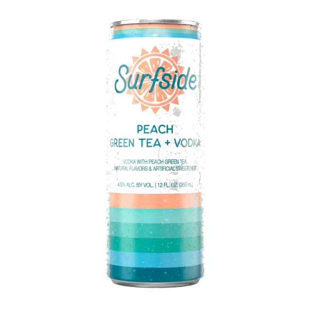 Surfside Peach Green Tea 4 Pack at CBC Liquors, Westford, Westford MA