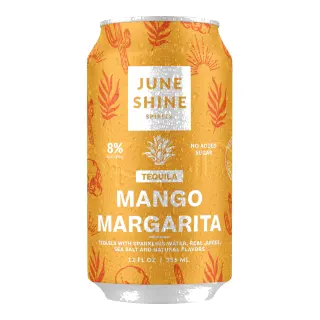 Juneshine Mango Margarita Ready-To-Drink, 4 Pack