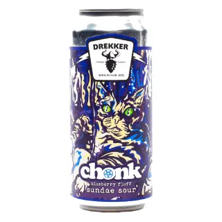 Drekker Chonk Blueberry Sour Beer, 4 Pack