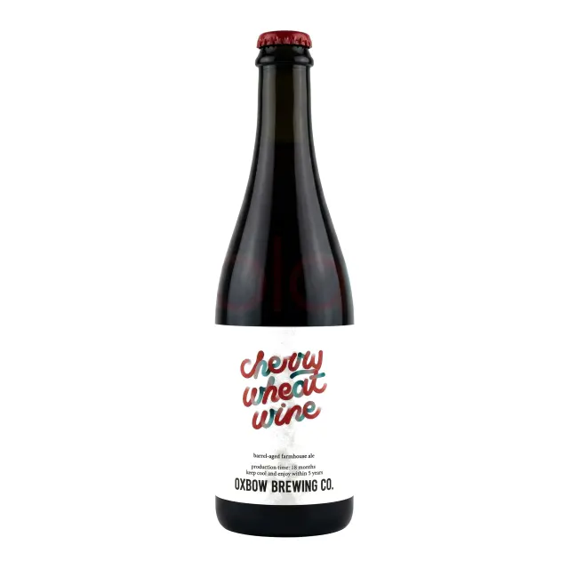 Oxbow Cherry Wheat Wine 16.9 OZ at CBC Liquors, Westford, Westford MA
