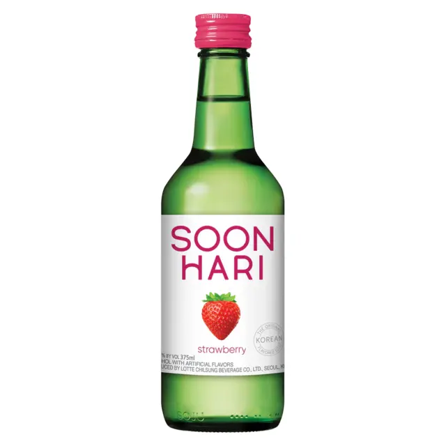 Soon Hari Strawberry Soju 375 ML at CBC Liquors, Westford, Westford MA