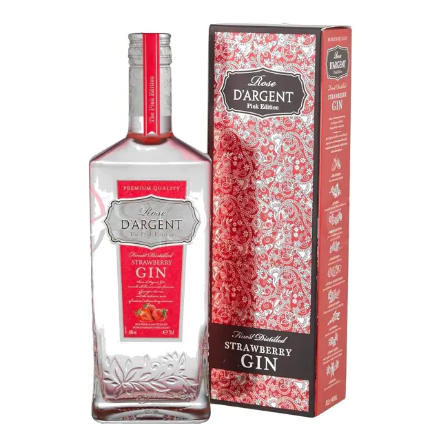 Rose D'Argent Strawberry Gin 700 ML at CBC Liquors, Westford, Westford MA
