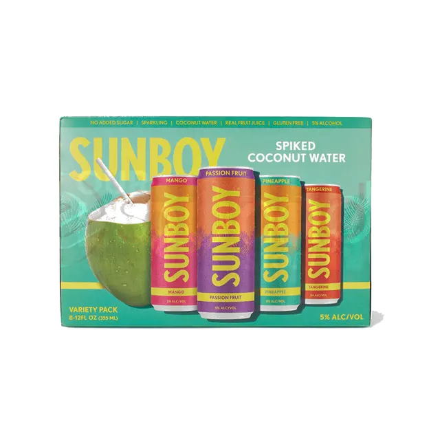 Sunboy Spiked Mango Coconut Water 12 OZ at CBC Liquors, Westford, Westford MA