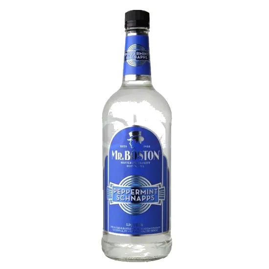 Mr Boston Peppermint Schnapps 1 Liter at CBC Liquors, Westford, Westford MA