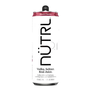Nutrl Black Cherry Seltzers, 4 Pack