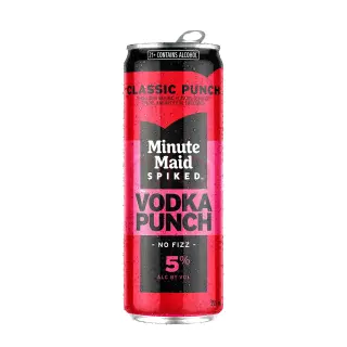 Minute Maid Classic Vodka Punch Ready-To-Drink, 4 Pack