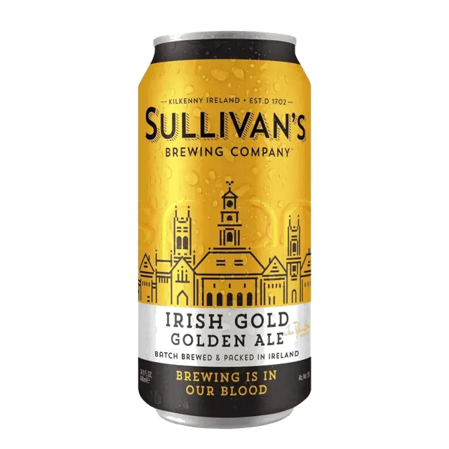Sullivans Irish Gold Golden Ale 4 Pack at CBC Liquors, Westford, Westford MA