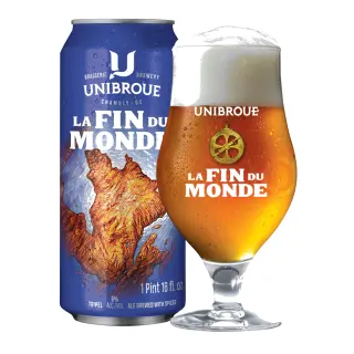 Unibroue la Fin du Monde Belgian Style Beer, 4 Pack