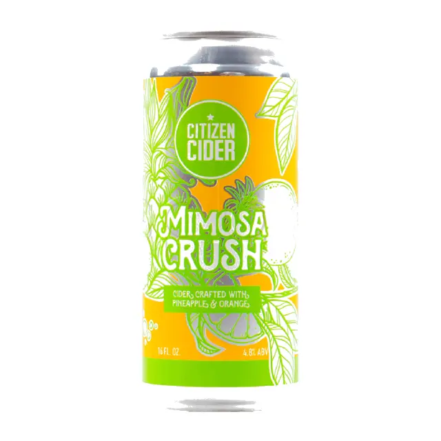 Citizen Cider Mimosa Crush 16 OZ at CBC Liquors, Westford, Westford MA