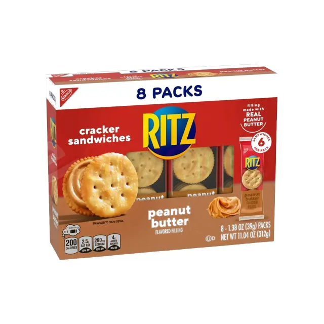 Ritz Peanut Butter Crackers 39GM at CBC Liquors, Westford, Westford MA