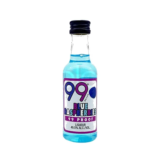 99 Blue Raspberry Schnapps 50 ML at CBC Liquors, Westford, Westford MA