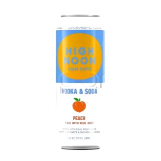 High Noon Peach Vodka Seltzer, 4 Pack