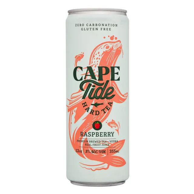 Cape Tide Raspberry Vodka Tea 12 OZ at CBC Liquors, Westford, Westford MA