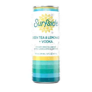 Surfside Green Tea Lemonade Seltzers, 4 Pack