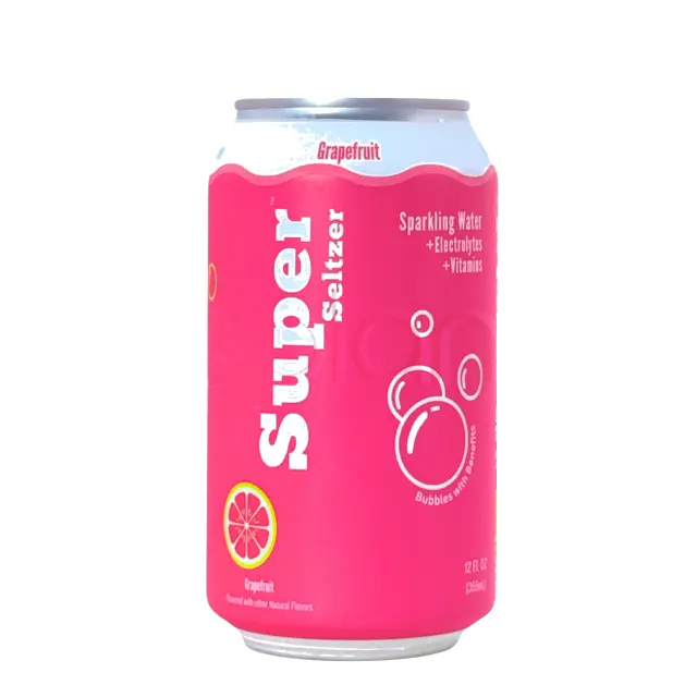 Super Seltzer Grapefruit Seltzer 12 OZ at CBC Liquors, Westford, Westford MA