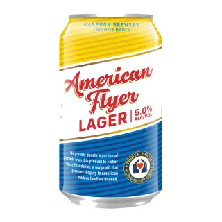 Harpoon American Flyer Lager, 12 OZ