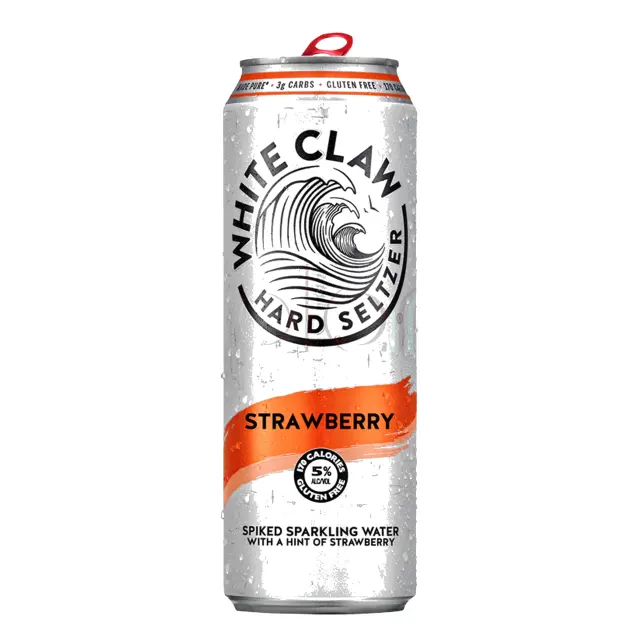 White Claw Strawberry 12 OZ at CBC Liquors, Westford, Westford MA
