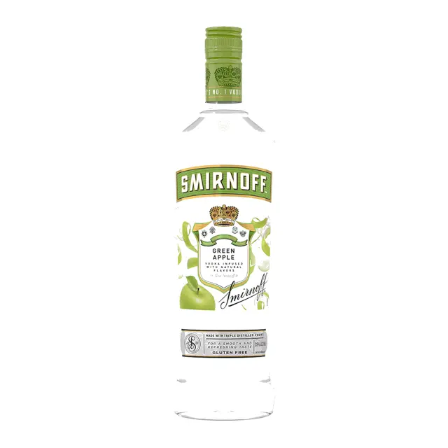 Smirnoff Green Apple Vodka 750 ML at CBC Liquors, Westford, Westford MA
