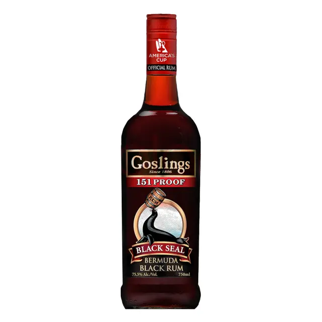Goslings 151 Proof Black Seal Rum 750 ML at CBC Liquors, Westford, Westford MA