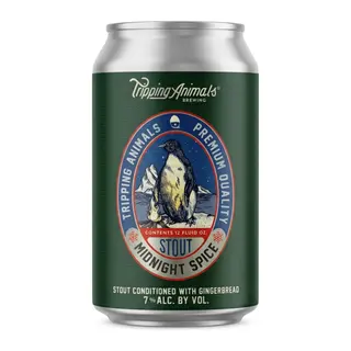 Tripping Animals Midnight Spice Stout, 4 Pack