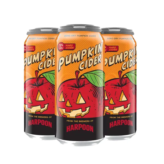Harpoon Pumpkin Cider 4 Pack at CBC Liquors, Westford, Westford MA