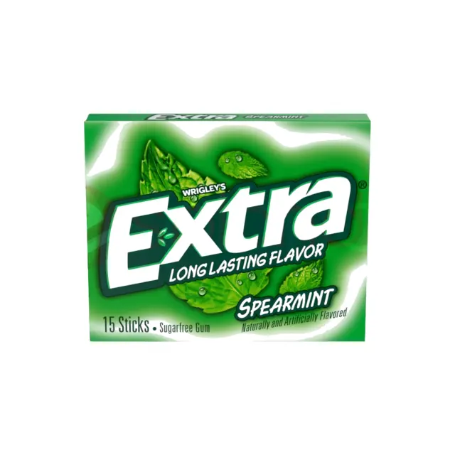 Extra Spearmint Sugarfree Gum 15 Sticks at CBC Liquors, Westford, Westford MA