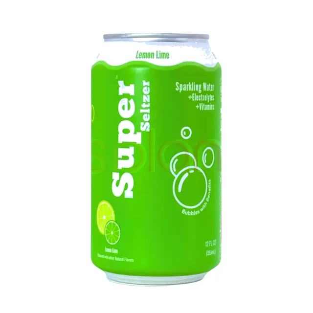 Super Seltzer Lemon Lime Seltzer 12 OZ at CBC Liquors, Westford, Westford MA
