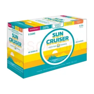 Sun Cruiser Iced Tea Variety Pack Seltzers, 8 Pack