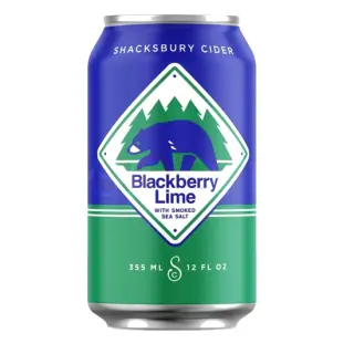 Shacksbury Blackberry Lime Cider, 4 Pack