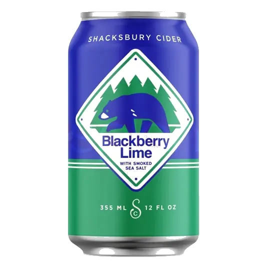 Shacksbury Blackberry Lime 4 Pack at CBC Liquors, Westford, Westford MA