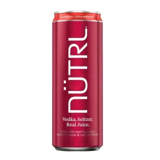 Nutrl Cranberry Classic Seltzers, 4 Pack