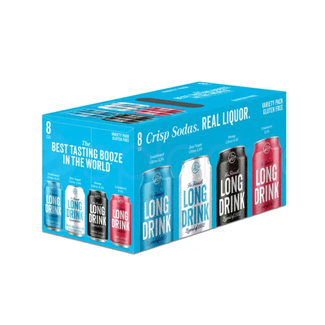 Long Drink Variety Pack 8 Pack at CBC Liquors, Westford, Westford MA