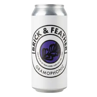 Brick & Feather Gramophonic Lager, 4 Pack